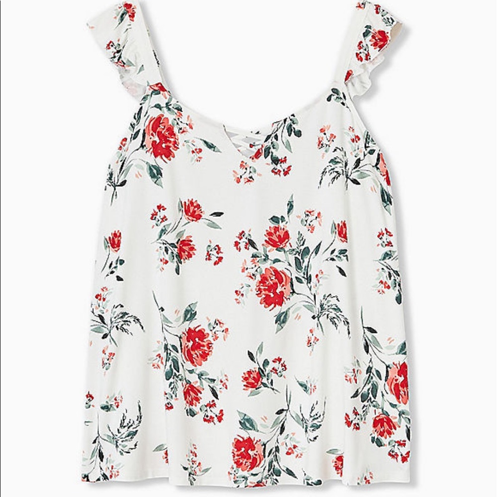 Torrid Super Soft Floral Top